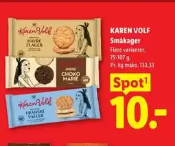 Lidl KAREN VOLF Småkager tilbud