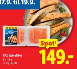 Lidl XXL laksefilet tilbud