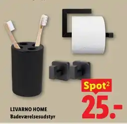 Lidl LIVARNO HOME Badeværelsesudstyr tilbud