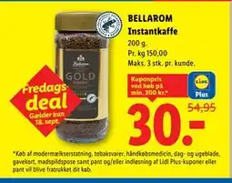Lidl BELLAROM Instantkaffe, App-pris tilbud
