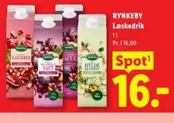 Lidl RYNKEBY Læskedrik tilbud