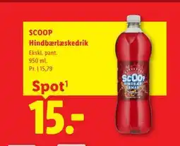 Lidl SCOOP Hindbærlæskedrik tilbud