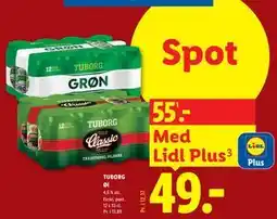 Lidl TUBORG Øl tilbud