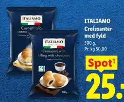 Lidl Italiamo croissanter med fyld tilbud