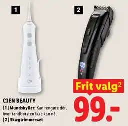 Lidl Cien Beauty Mundslyller Skægtrimmersæt tilbud