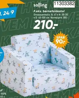 Bilka salling F.eks. børnefoldestol tilbud