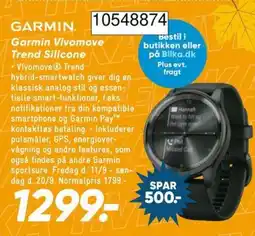 Bilka Garmin Vivomove Trend Silicone tilbud
