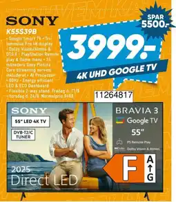 Bilka Sony 4k uhd google tv tilbud