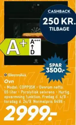 Bilka Electrolux Ovn tilbud