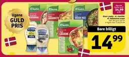 Løvbjerg Knorr pasta- el. risretter el. Hellmanns mayo tilbud