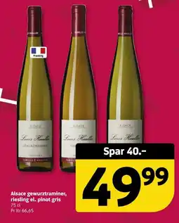 Løvbjerg Louis Hauller alsace gewurztraminer, riesling el. pinot gris tilbud