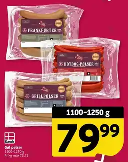 Løvbjerg Gøl pølser tilbud