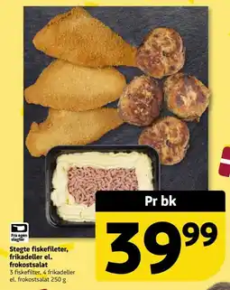 Løvbjerg Stegte fiskefileter, frikadeller el. frokostsalat tilbud