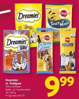 Løvbjerg Dreamies el. Pedigree tilbud