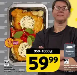 Løvbjerg Schnitzler med kartofler tilbud
