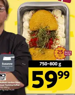 Løvbjerg Kalkun cordon bleu med flødekartofler tilbud