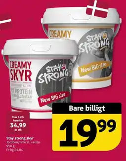 Løvbjerg Stay strong skyr tilbud