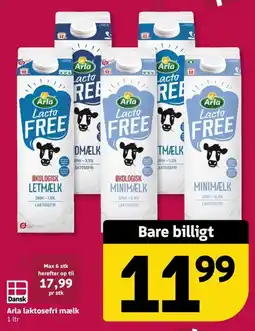 Løvbjerg Arla laktosefri mælk tilbud