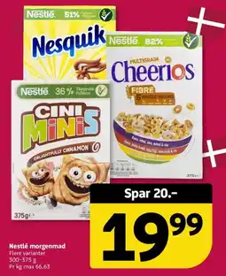 Løvbjerg Nestlé morgenmad tilbud