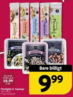 Løvbjerg Gestus Færdigdej el. toppings tilbud