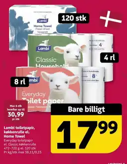Løvbjerg Lambi toilet papir tilbud