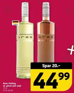 Løvbjerg Bree riesling el. pinot noir rosé tilbud
