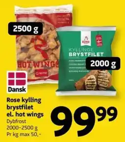 Løvbjerg Rose kylling brystfilet tilbud