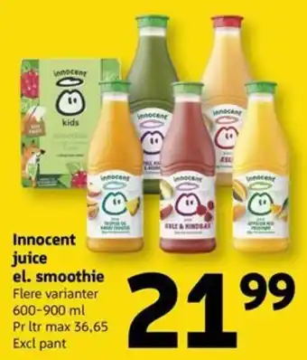 Innocent juice el. smoothie