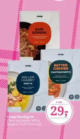 Dagli'Brugsen Coop bami goreng tilbud