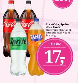 Dagli'Brugsen Coca-Cola, Sprite eller Fanta tilbud
