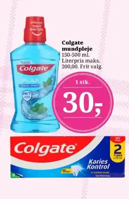 Dagli'Brugsen Colgate mundpleje tilbud