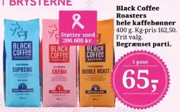 Dagli'Brugsen Black Coffee Roasters hele kaffeboer tilbud