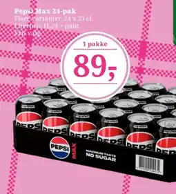 Dagli'Brugsen Pepsi Max 24 tilbud