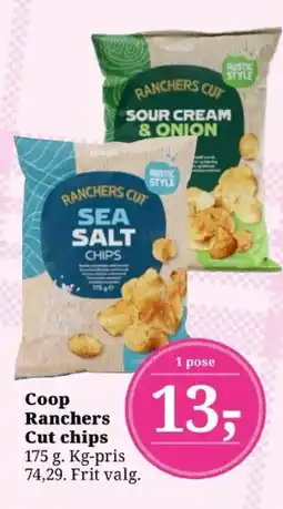 Dagli'Brugsen Coop Ranchers Cut chips tilbud
