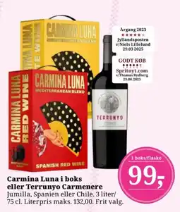 Dagli'Brugsen Carmina Luna tilbud