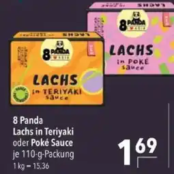 Citti 8 Panda Lachs in Teriyaki oder Poké Sauce tilbud