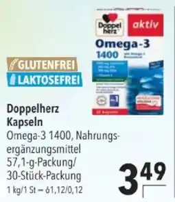 Citti Doppelherz Kapseln Omega-3 1400 tilbud