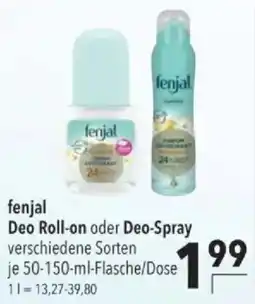 Citti fenjal Deo Roll-on oder Deo-Spray tilbud