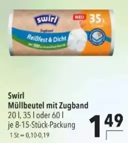 Citti Swirl Müllbeutel mit Zugband tilbud