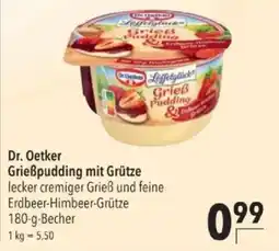 Citti Dr. Oetker Grießpudding mit Grütze tilbud