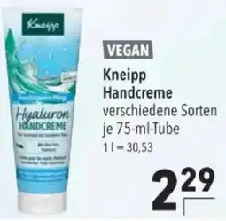 Citti Kneipp Handcreme tilbud