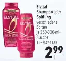 Citti Elvital Shampoo oder Spülung tilbud
