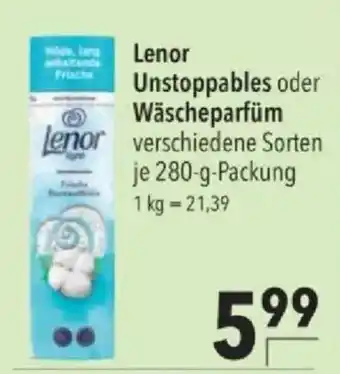 Citti Lenor Unstoppables oder Wäscheparfüm tilbud
