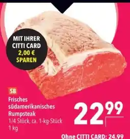 Citti SB Frisches südamerikanisches Rump steak tilbud