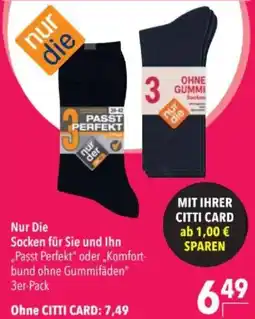 Citti Nur Die Socken tilbud