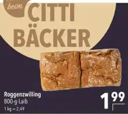 Citti Citti Bäcker Roggenzwilling tilbud