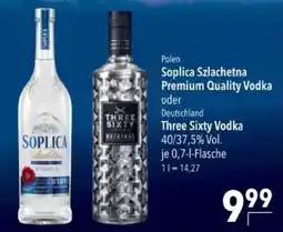 Citti Soplica Szlachetna Premium Quality Vodka oder Three Sixty Vodka tilbud