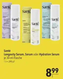 Citti Santé Longevity Serum, Serum oder Hydration Serum tilbud