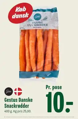 Min Købmand Gestus Danske Snackrødder tilbud