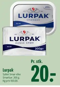 Min Købmand Lurpak tilbud